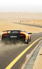 orange lamborgini