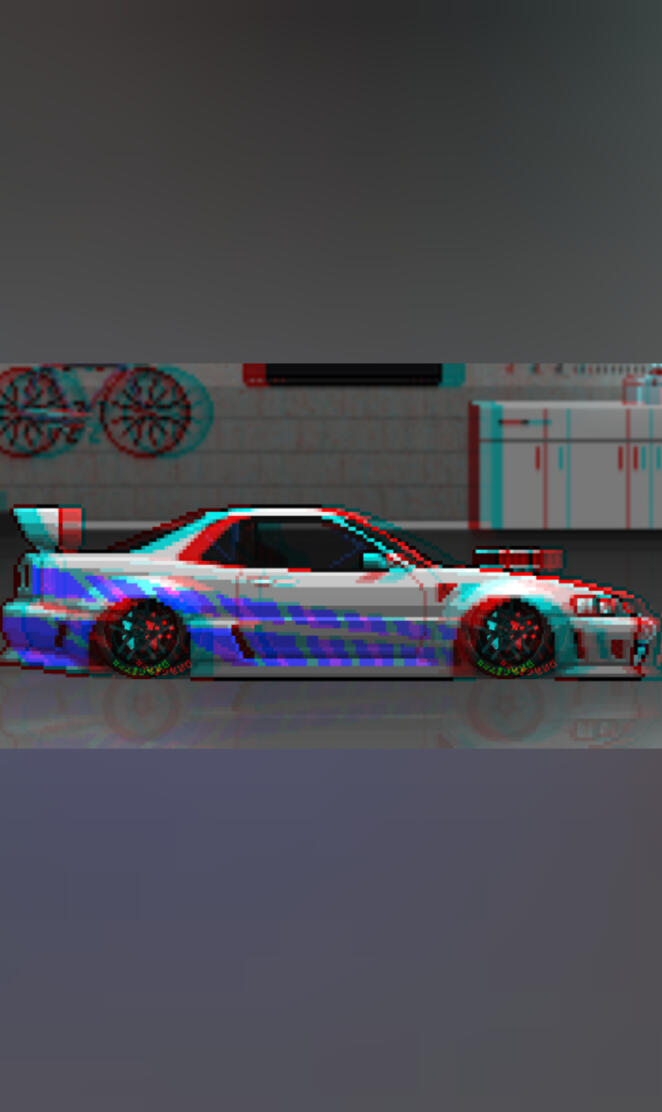 Nissan gtr pixel