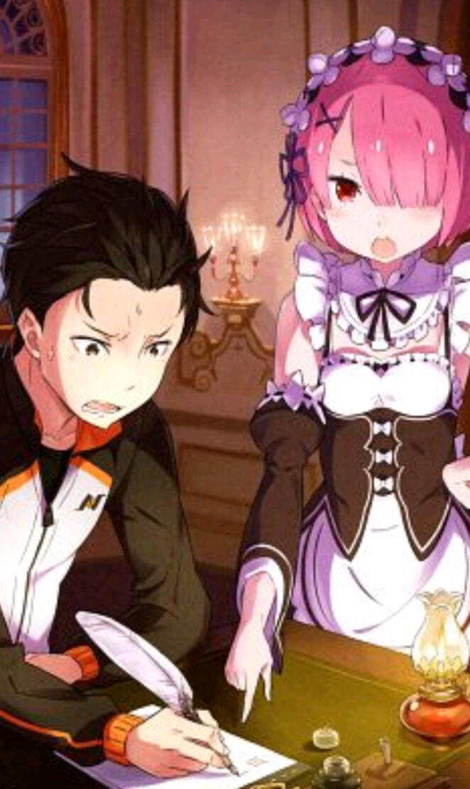 Re zero Ram and Subaru