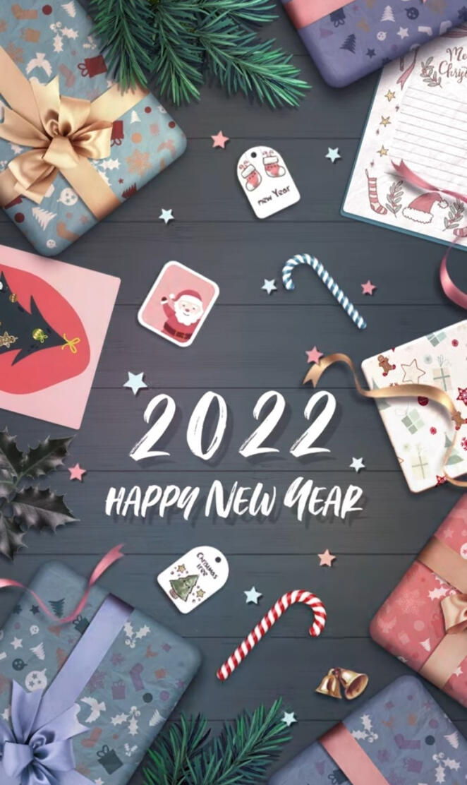 New year 2022 beauty