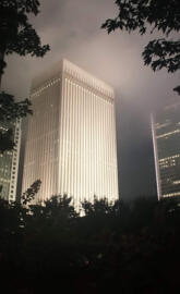 Foggy Building