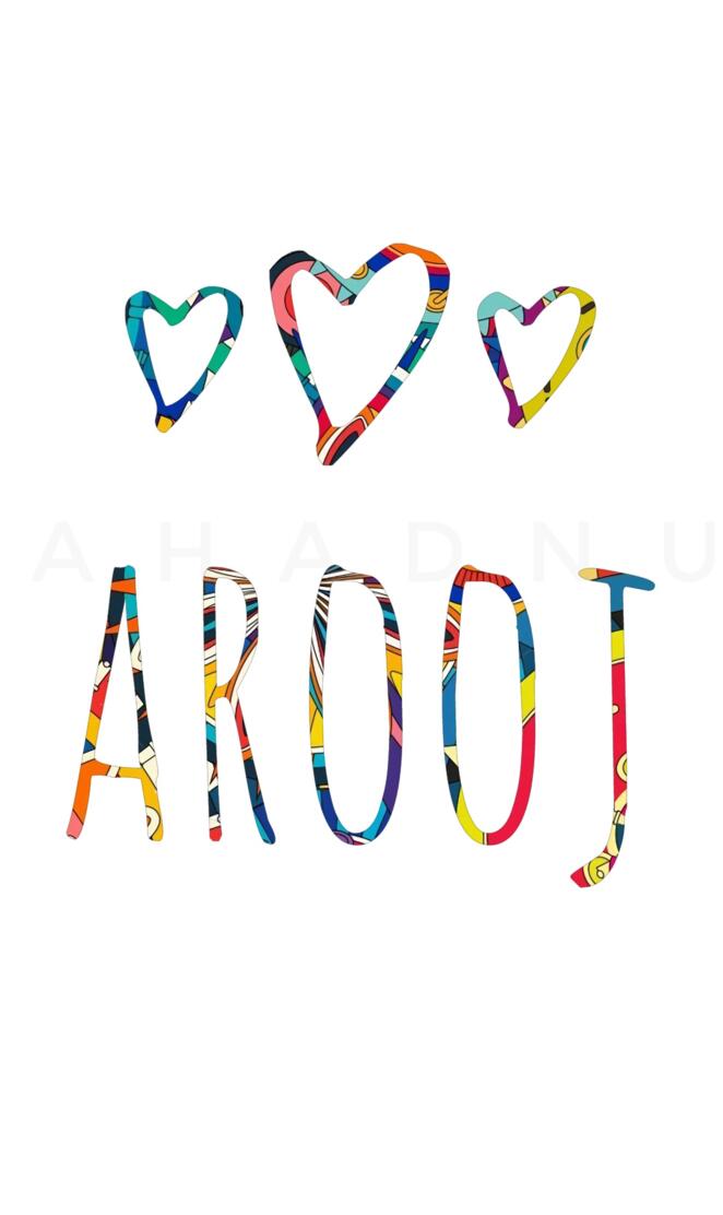 Arooj - Name Art