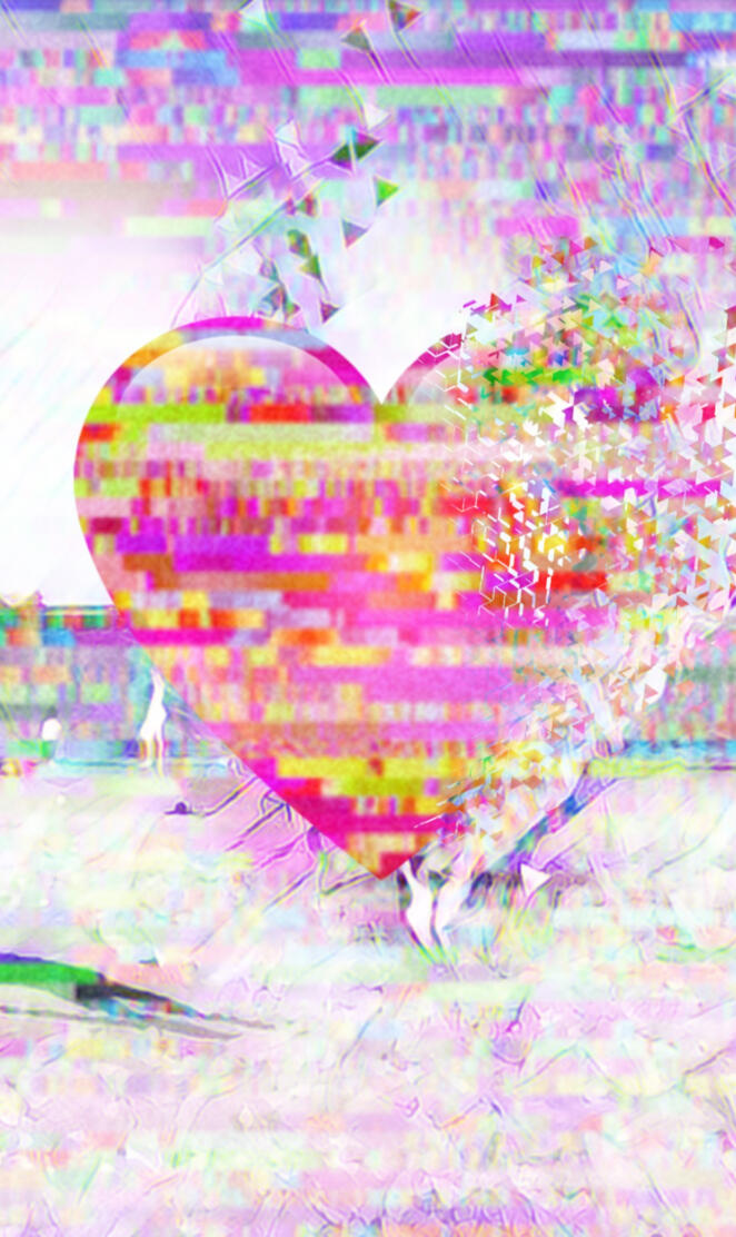Glitch heart