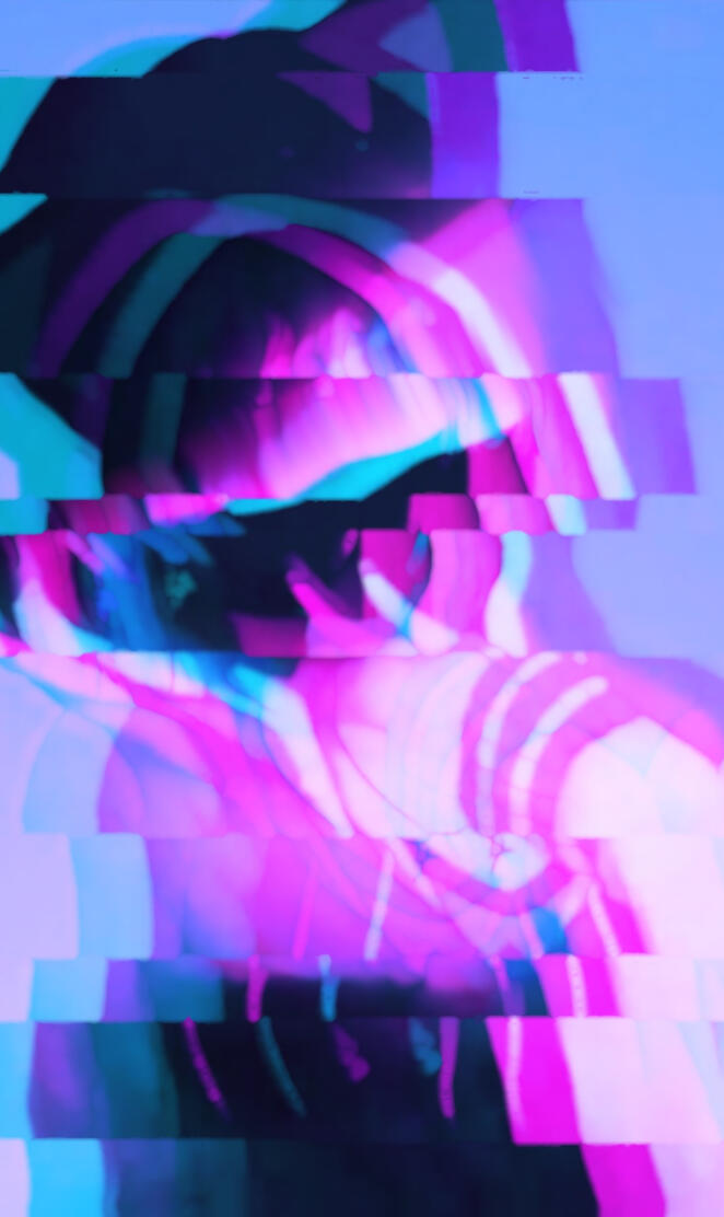 Glitched girl