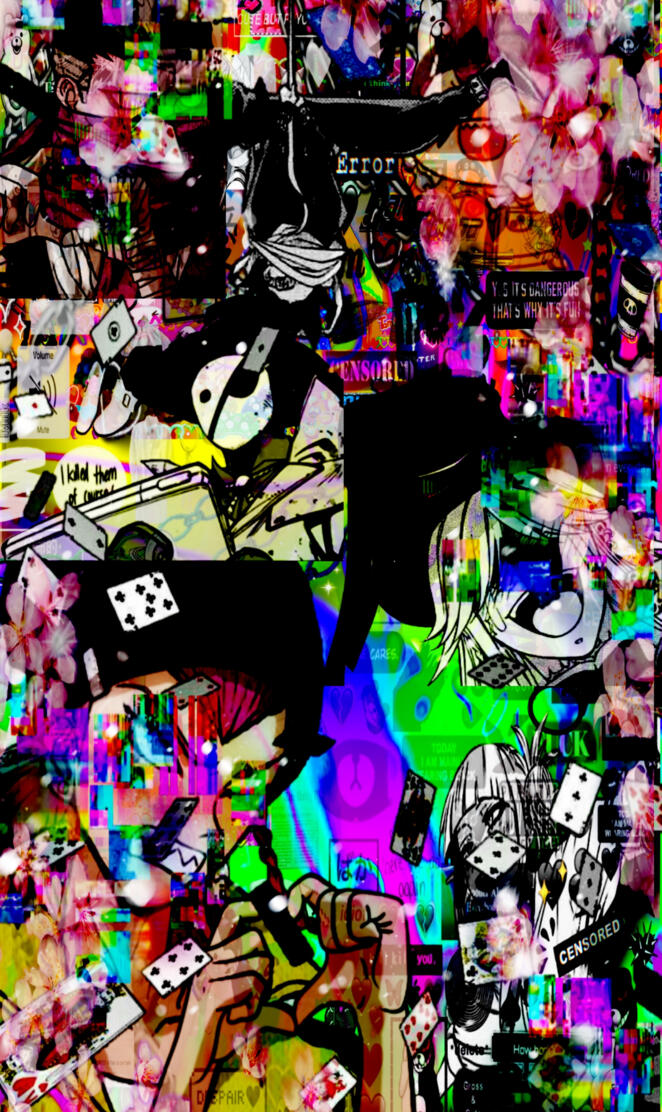 Anime Glitch core 