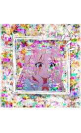 Anime glitch wallpaper