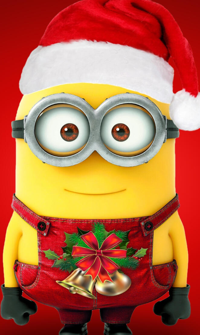 minion christmas hd