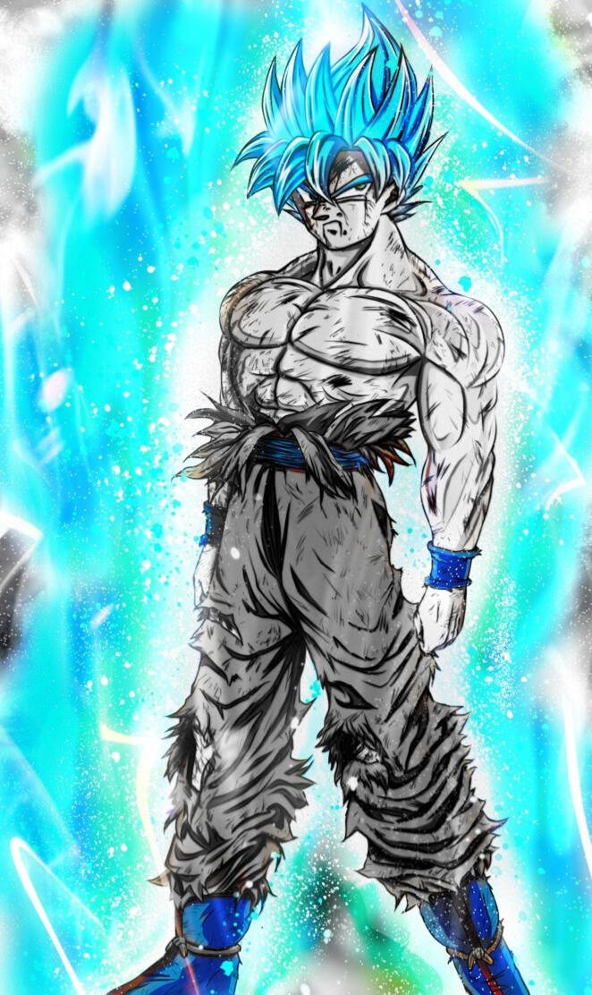 Goku ssj blue black