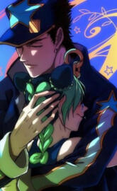 Jotaro and Jolyne