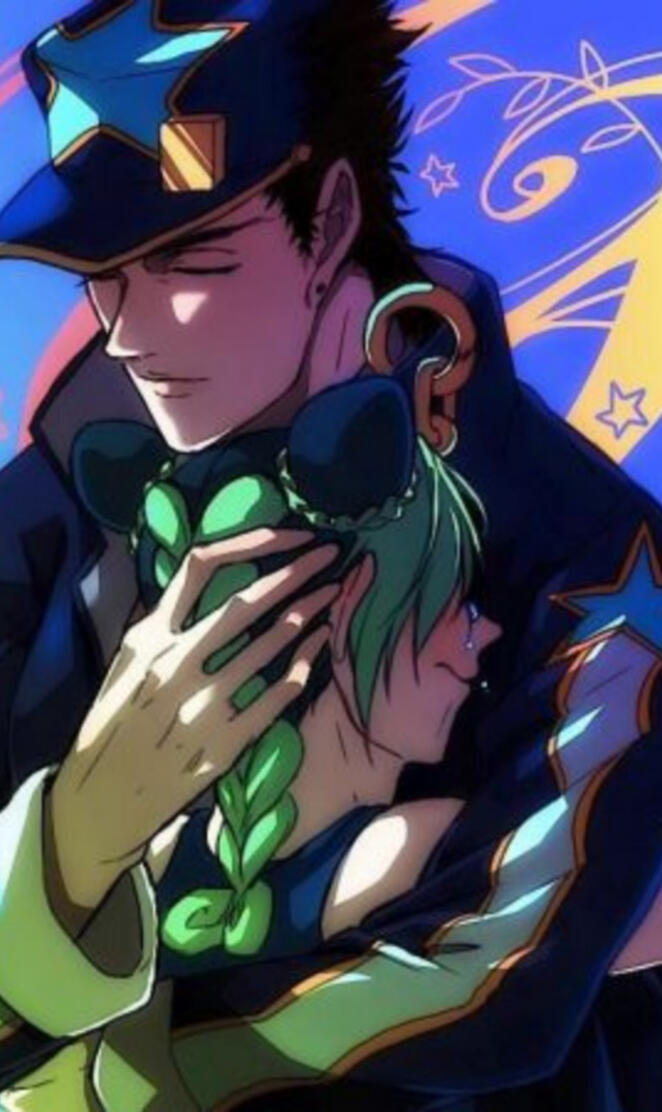 Jotaro and Jolyne