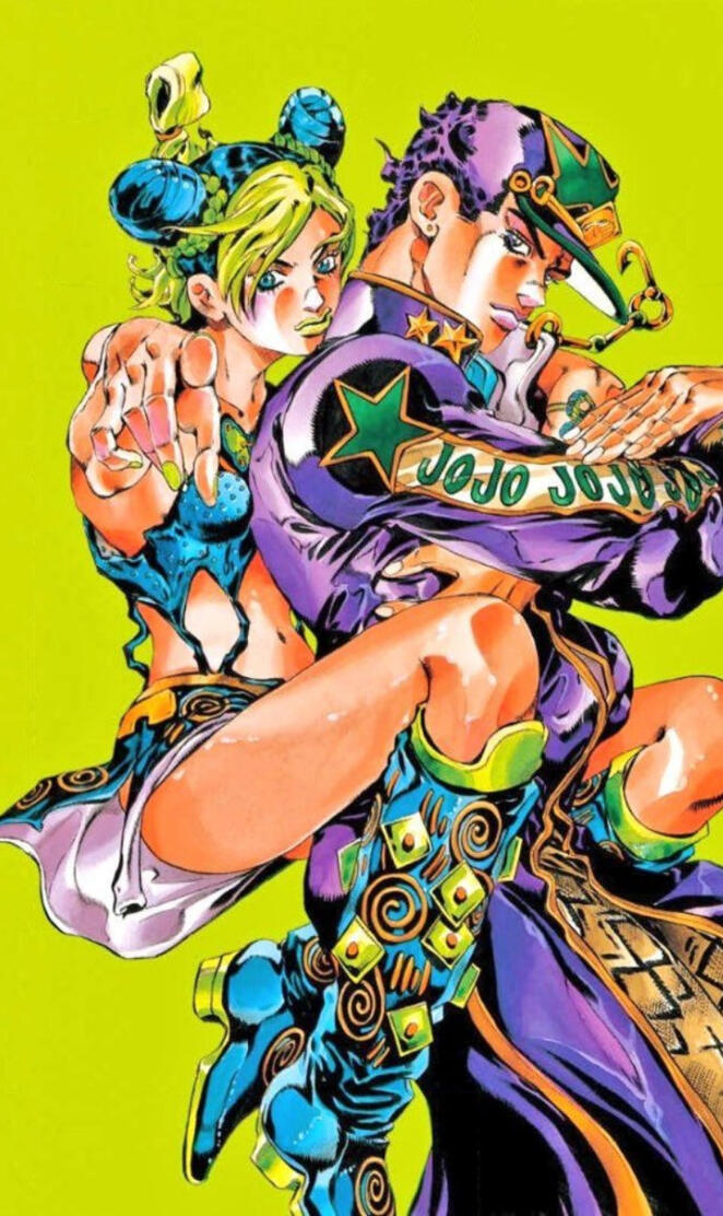 Jolyne and Jotaro