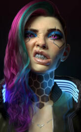 Cyberpunk normalgurl