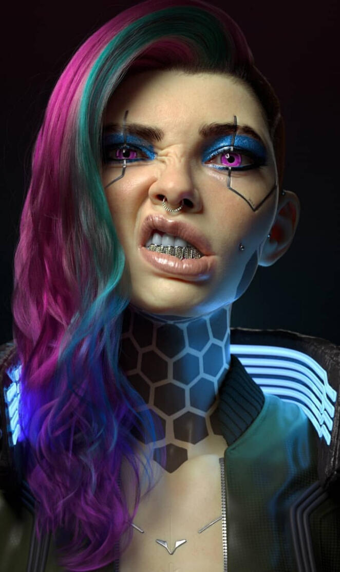 Cyberpunk normalgurl