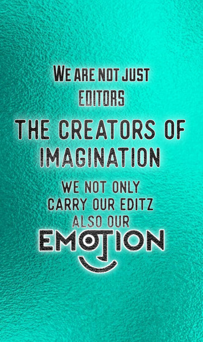 We are Editors