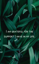 Grateful for support