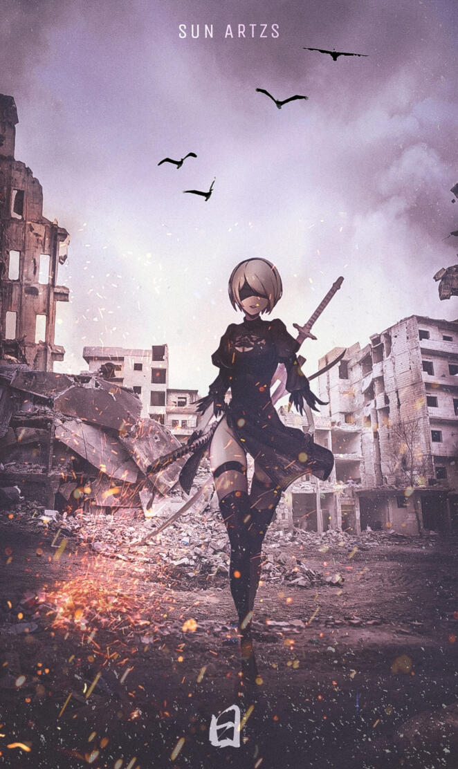 2B from Nier Automata