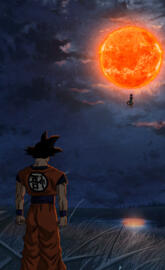 Goku VS Freezer Night