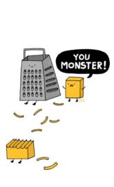 Evil cheese grater