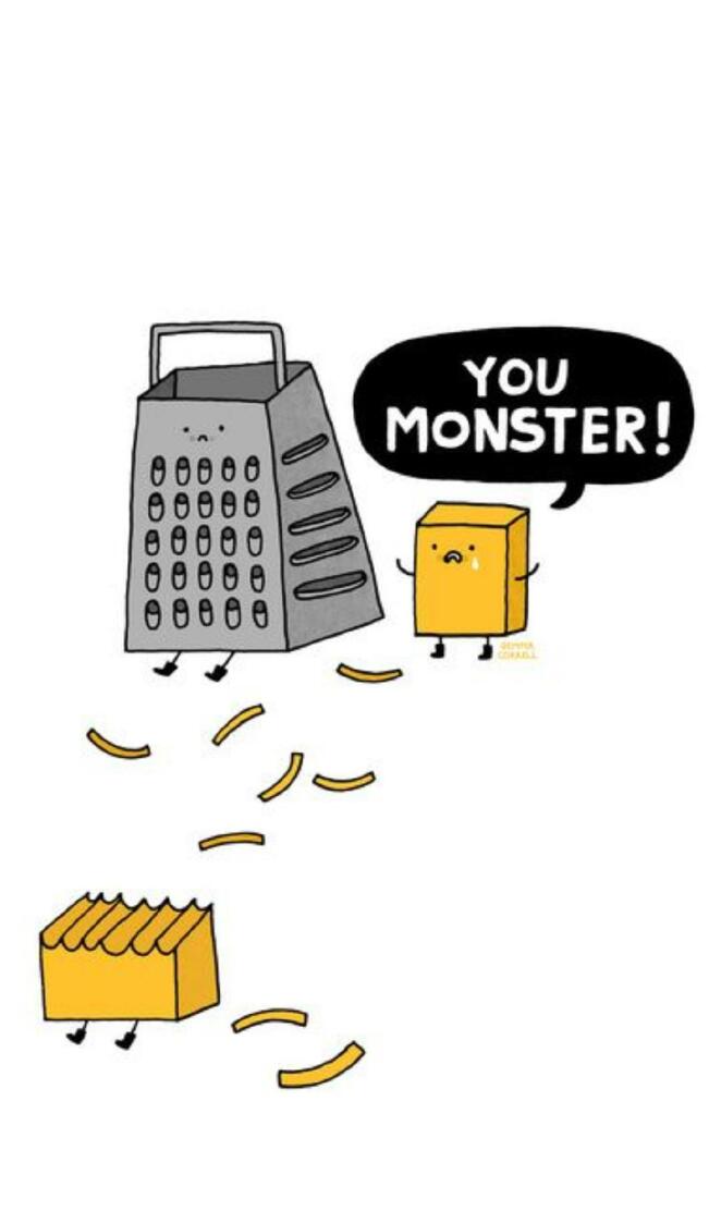 Evil cheese grater
