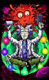 Trippy Rick and morty