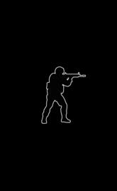 Black AMOLED CS GO