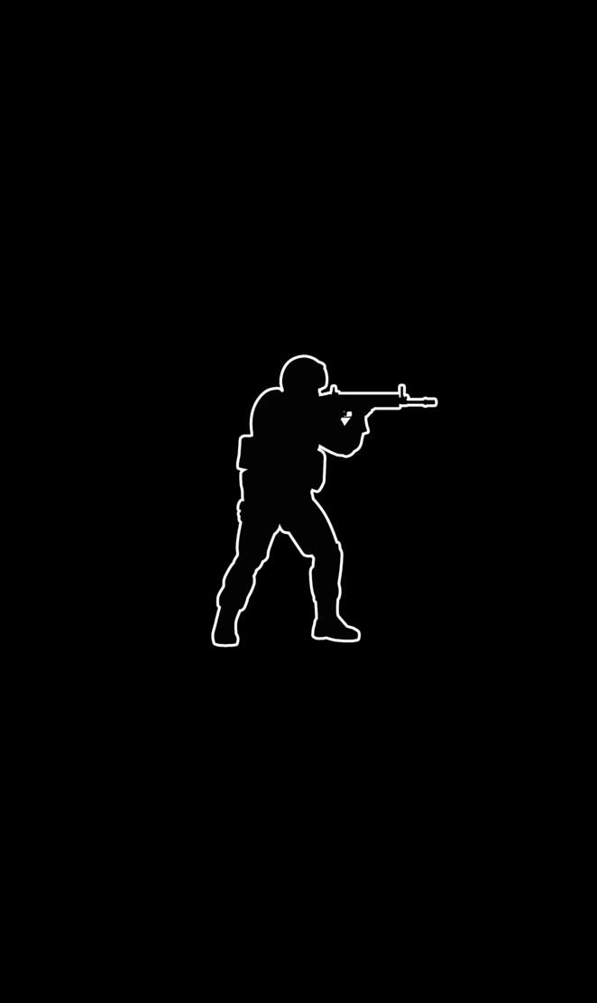 Black AMOLED CS GO