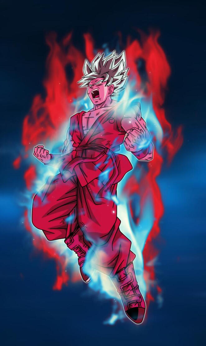 Goku Blue Kaiokenx10