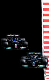 Hamilton and Bottas
