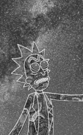 Monochrome space rick