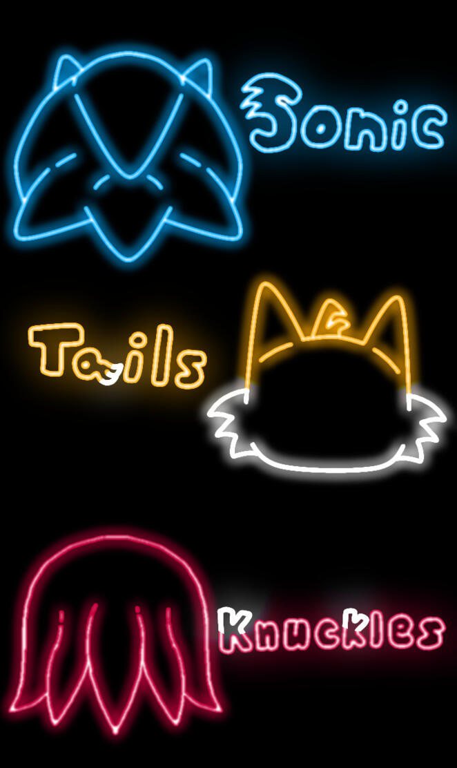 Sonic, Tails, Knuckles