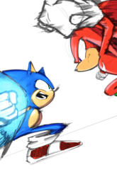 Sonic vs knuckles