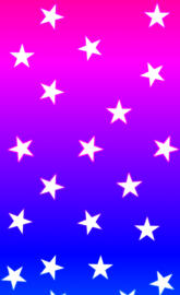 Stars Blue and Pink