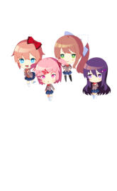DDLC Chibi Wallpaper