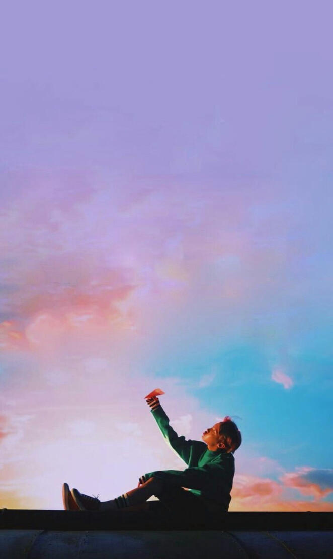 aesthetic Hobi sky