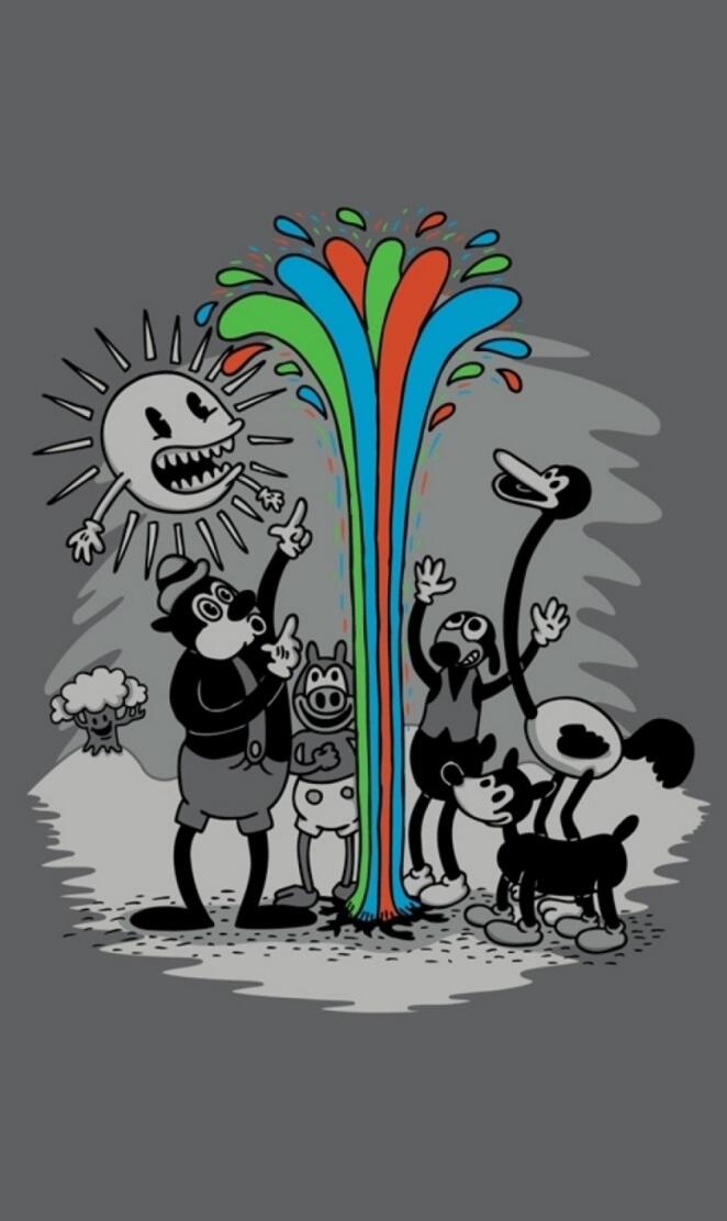 cartoons blast paint