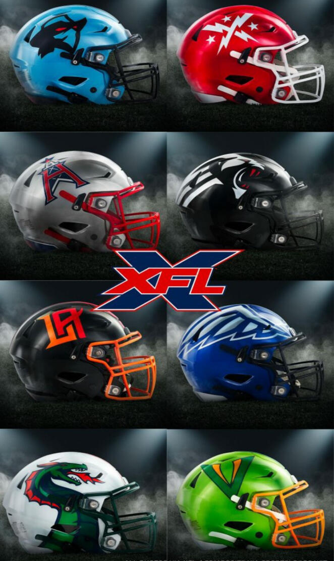 XFL Helmets