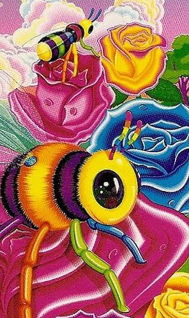 Lisa Frank Bees
