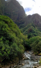 river in Iao valley 