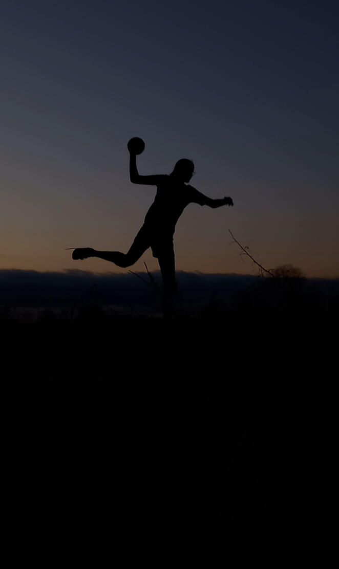 Handball silhouette