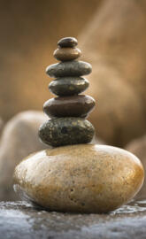 balance wet stone