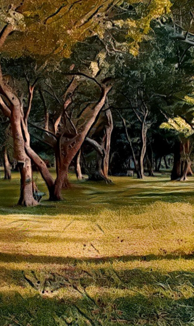 Painting of trees