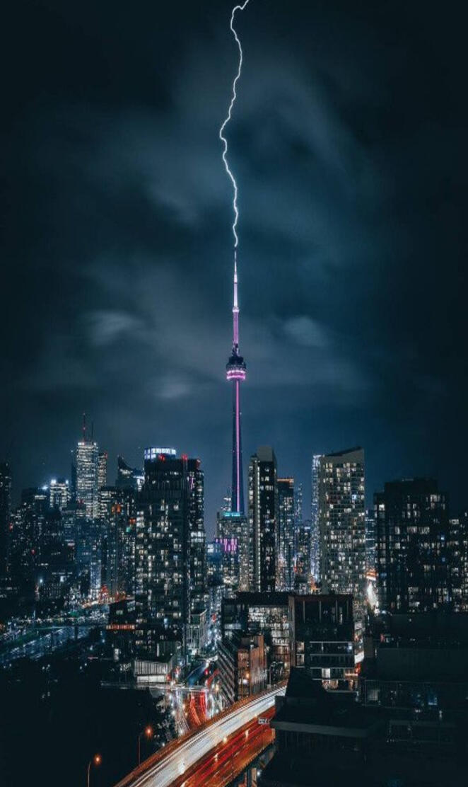 CN Tower Lightning