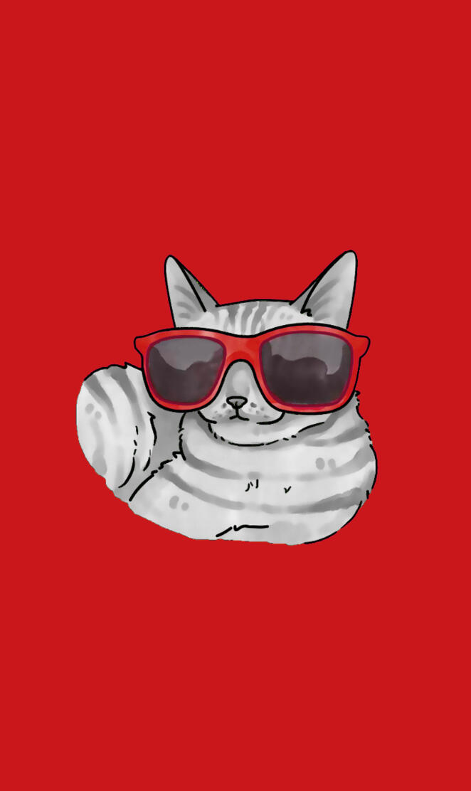 Cat with Glasses
