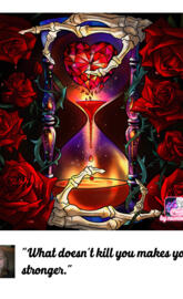 Rose and Hour Glass