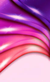colorful pink waves 3d