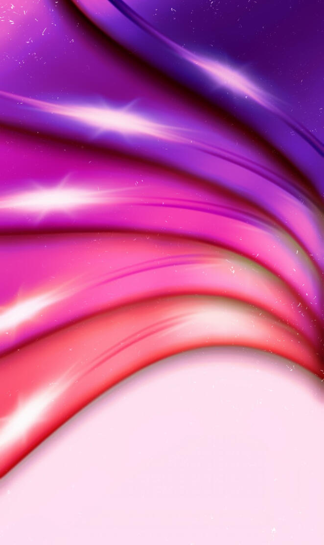 colorful pink waves 3d