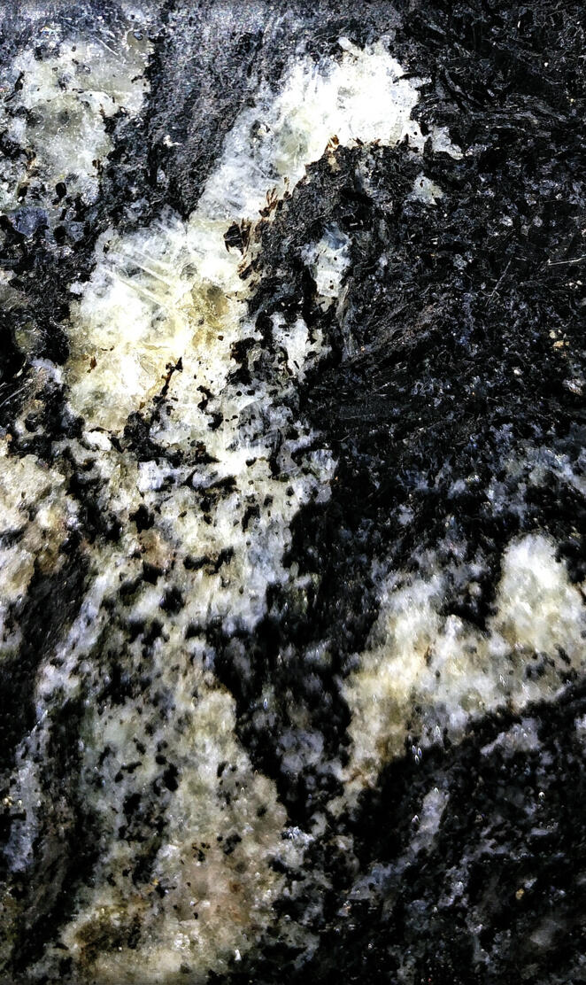 Black white marble