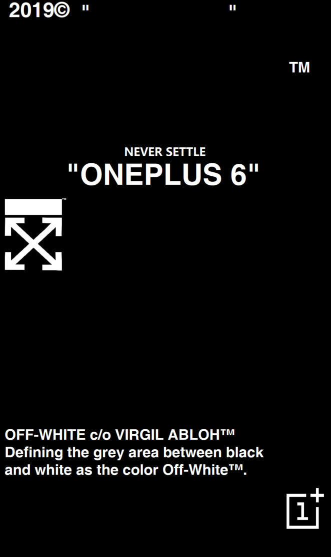Off-White OnePlus 6