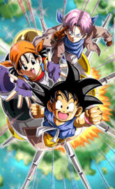 Goku Pan and Trunks
