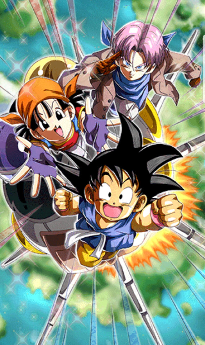 Goku Pan and Trunks